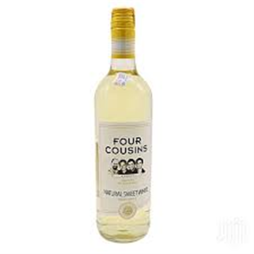 750ML FOUR COUSINS SWEET WHITE WINE-NON ALCOHOLIC