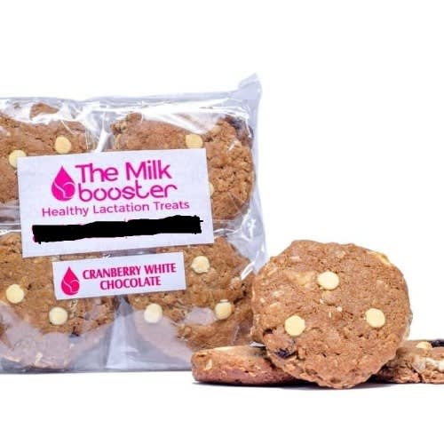 The Milk Booster Cranberry White Chocolate-Cookies