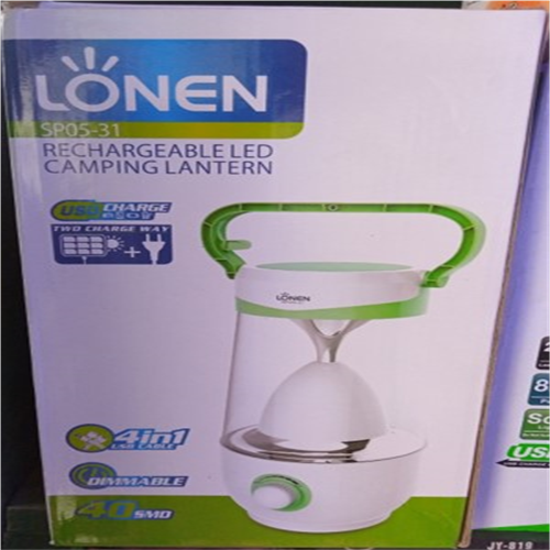 Lonen RECHARGEABLE LED CAMPING LANTERN