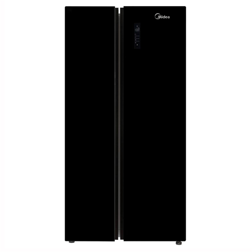 Midea Side By Side Refrigerator with Black Mirror Finish 510L HC 689WEN Black