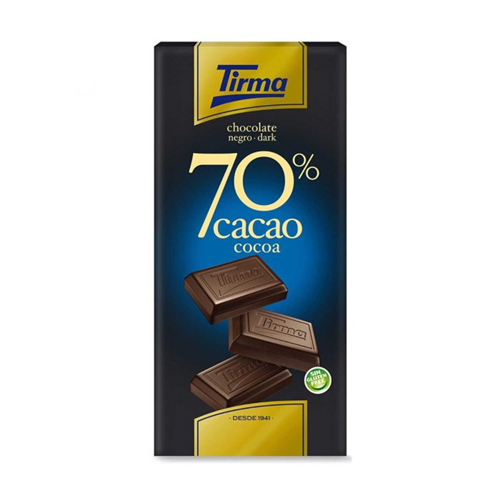 125G TIRMA DARK CHOCOLATE 70% CACAO