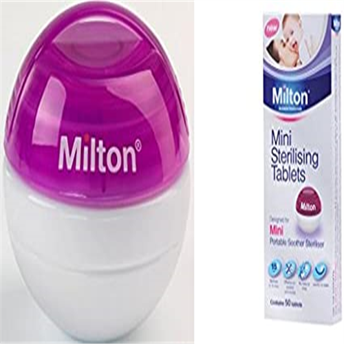 Milton Mini Soother Steriliser (Purple) (Steriliser + 50 Tablets)