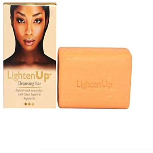 LightenUp Anti-Aging Cleansing Bar Soap Anti-oxidant Properties, with Shea Butter and Argan Oil