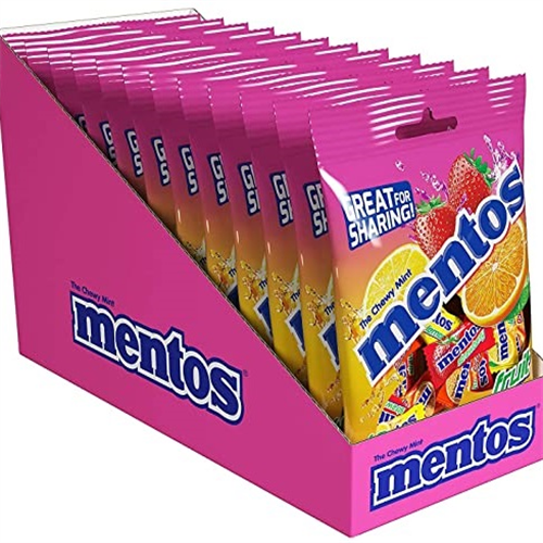 MENTOS POUCH FRUIT CANDY