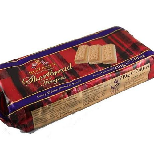 210g Royalty Shortbread Fingers 