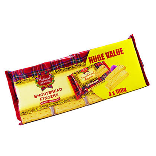 100G HIGHLAND SPECIALITY SHORTBREAD FINGERS