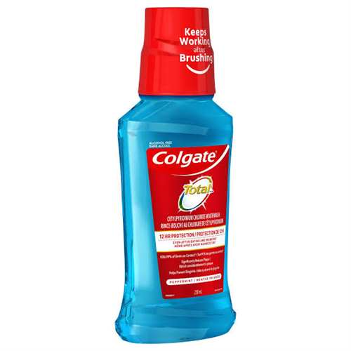 250ML COLGATE TOTAL PEPPERMINT BLAST MOUTHWASH