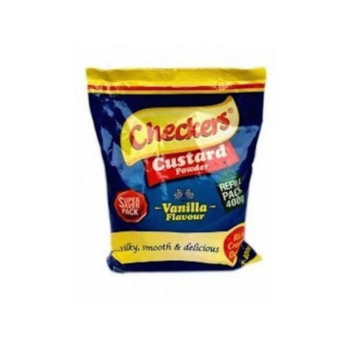 CHECKERS VANILLA CUSTARD POWDER 400g REFILL