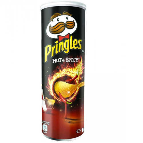 PRINGLES HOT & SPICY 165G 