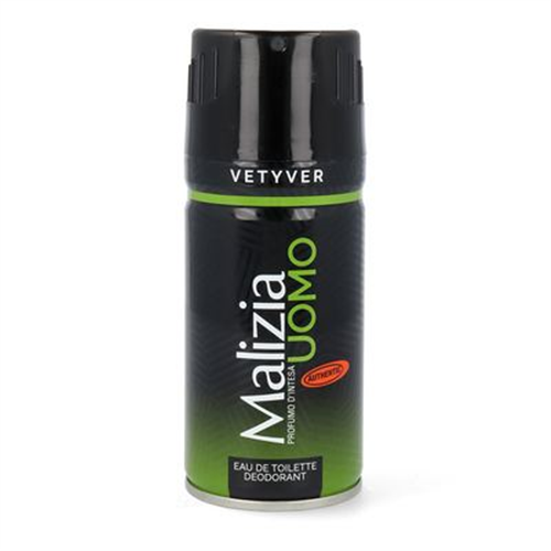 MALIZIA UOMO VETYVER deo bodyspray 150ml classic green