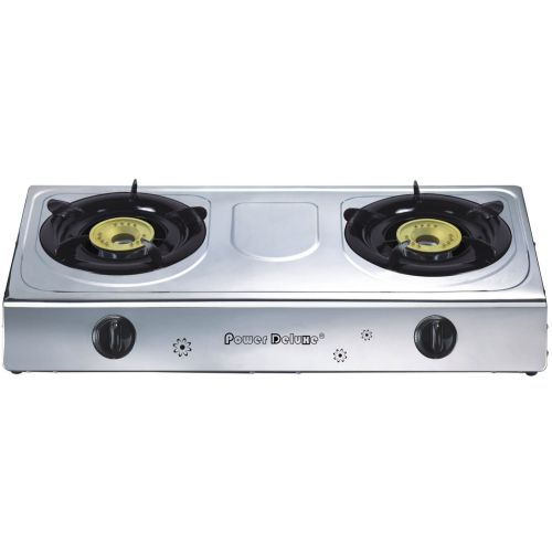 Power Deluxe Two Burner Table Gas Stove-PGS-201