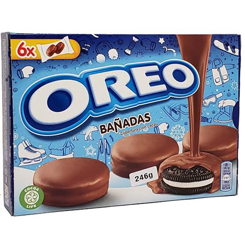 246G OREO BANADAS COBERTURA COM CACAU