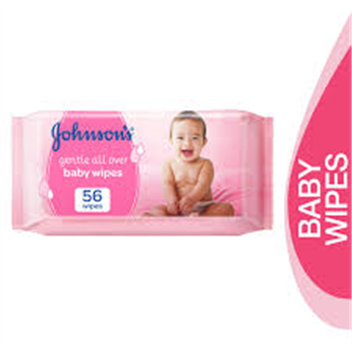 JOHNSON'S GENTLE ALL OVERBABY WIPES 56PCS