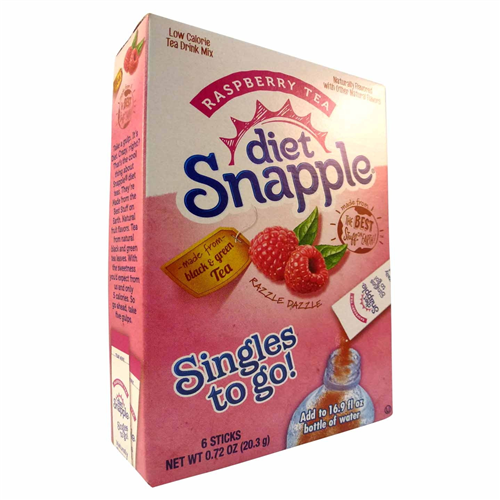 20.3G SNAPPLE DIET SINGLES TO GO