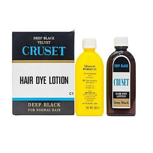 DEEP BLACK CRUSET HAIR DYE LOTION