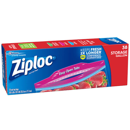 ZIPLOC EASY TO OPEN TABS BIG 