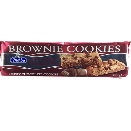 MERBA CHOCOLATE BROWNIE COOKIES 200G