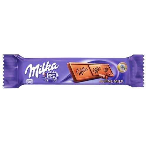 MILKA ALPINE MILK CHOCOLATE BAR 25G