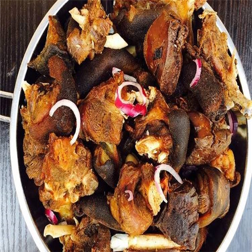 FRIED GOAT MEAT