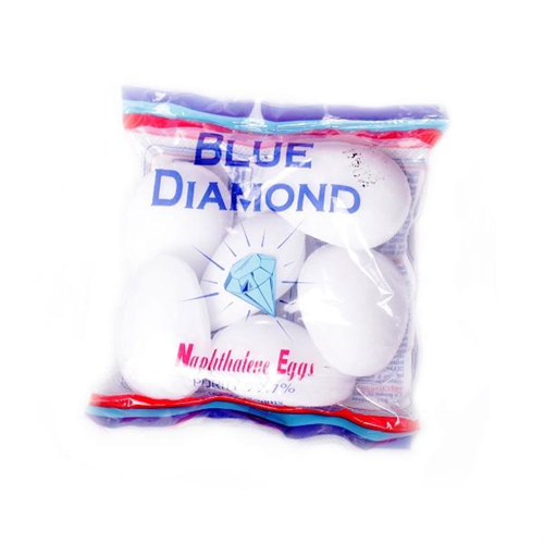 180G BLUE DIAMOND NAPHTALENE EGGS COLOURED