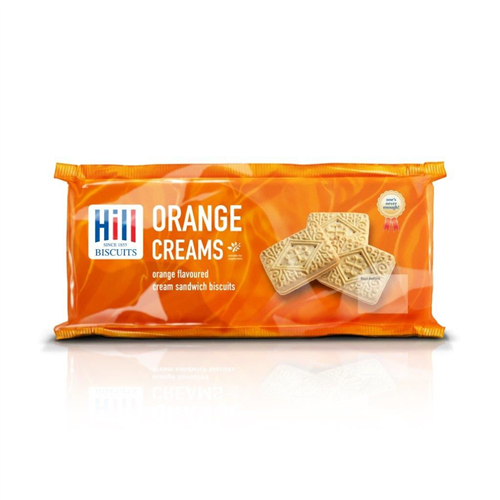 orange flavoured cream sandwich biscuits