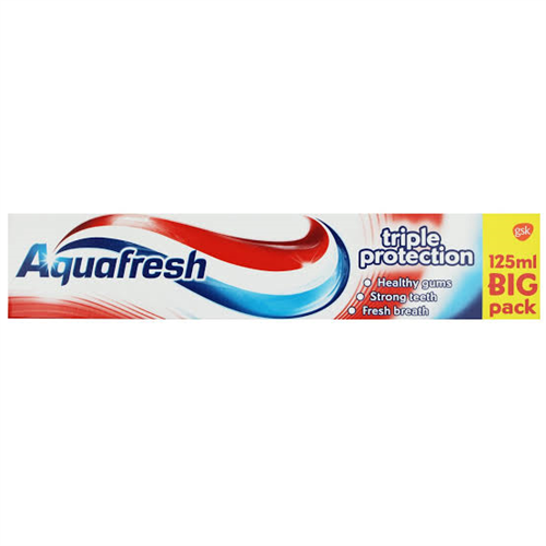 125ML AQUAFRESH TRIPLE PROTECTION TOOTHPASTE