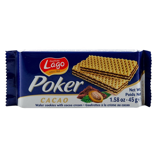 Lago Poker Cacao Wafers