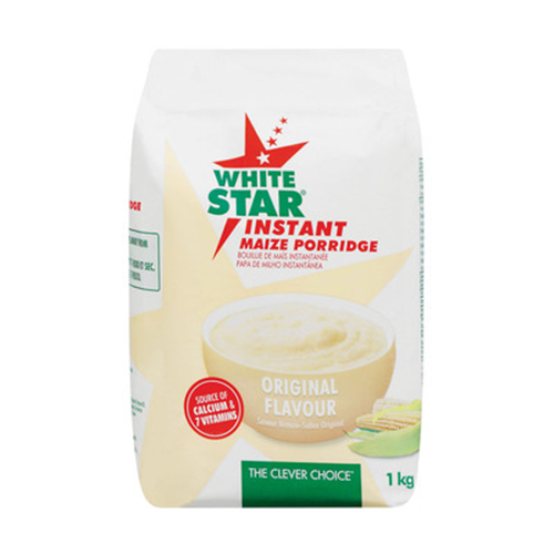 WHITE STAR MAIZE PORRIDGE – 1Kg (Original Flavor)