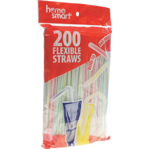 Home Smart 200 Flexible Straws