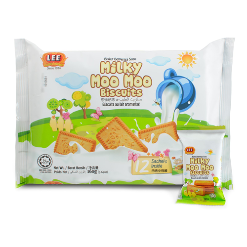 160G LEE MILKY MOO MOO BISCUITS