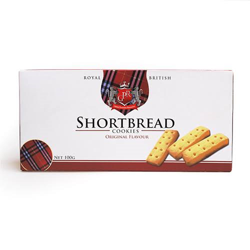 100G ROYAL BRITISH ORIGINAL SHORTBREAD COOKIES