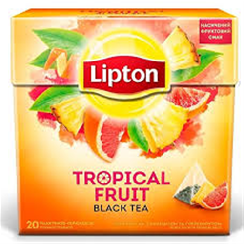 Lipton tropical fruit black tea  