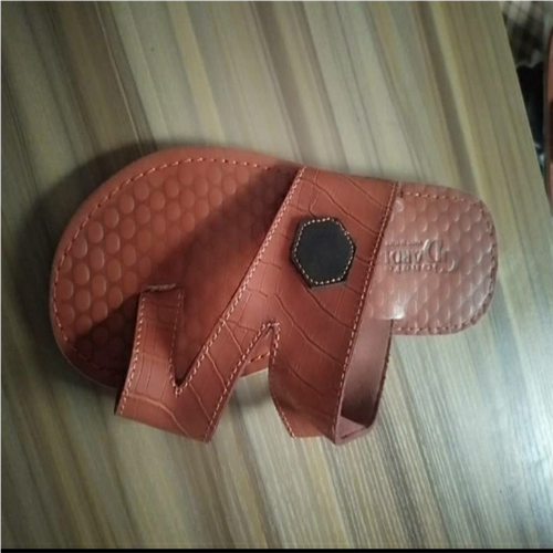 Male Leather Slippers