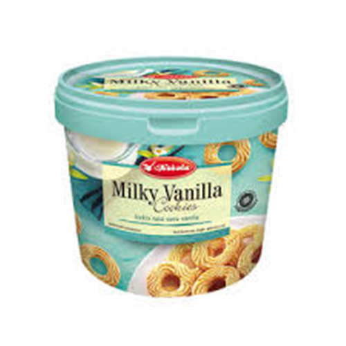 Kokola Milky Vanilla Cookies Bucket 400g