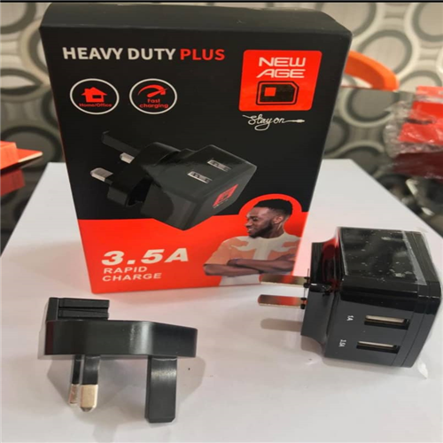 New Age Heavy Duty Plus Rapid Charge 3.5a Charger