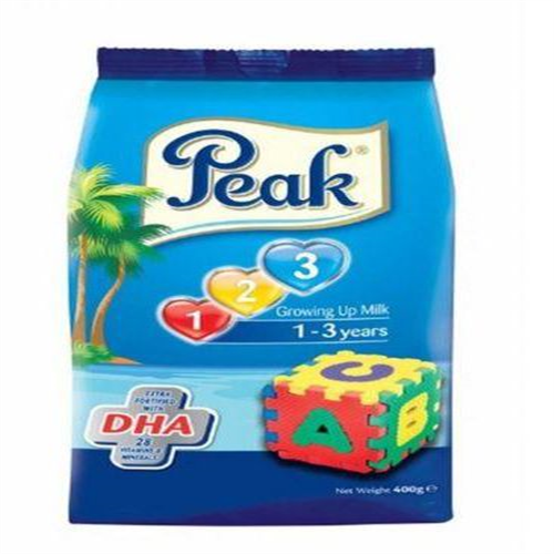 800g 123 PEAK FILLED POWDERED MILK SATCHET