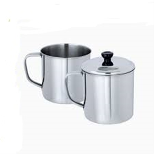 11CM STAINLESS CUP WITH COVER