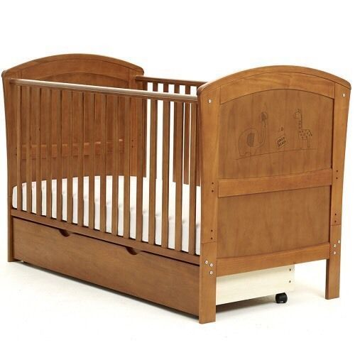 WOODEN COT BED