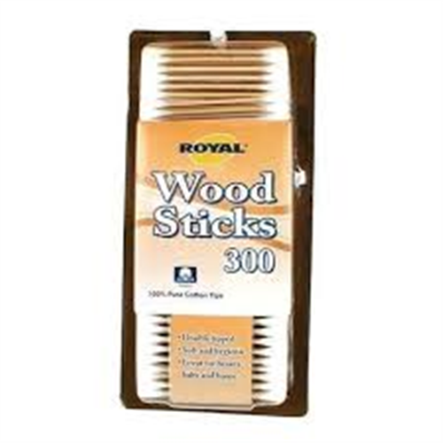 300 Cotton Swabs wood sticks