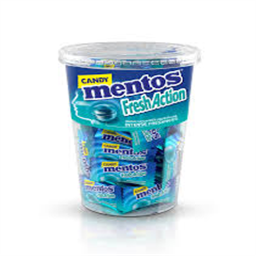 88PCS MENTOS CANDY FRESH ACTION CUP