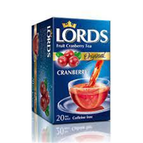 LORDS FRUIT CRANBERRY TEA 