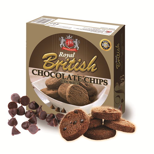 100G ROYAL BRITISH CHOCOLATE SHORTBREAD COOKIES