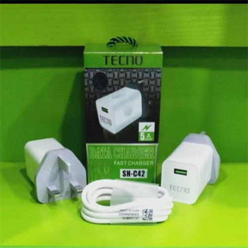 SN-C42 Original Tecno fast USB charger with data cable
