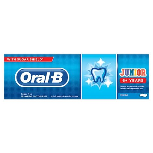 75ML ORAL B JUNIOR TOOTHPASTE 