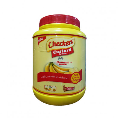 2KG CHECKERS CUSTARD POWDER (BANANA FLAVOUR)