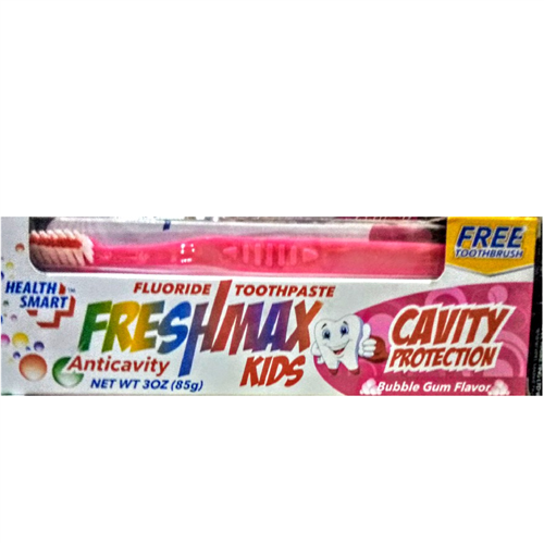 HEALTHSMART KIDS TOOTHPASTE WITH BRUSH