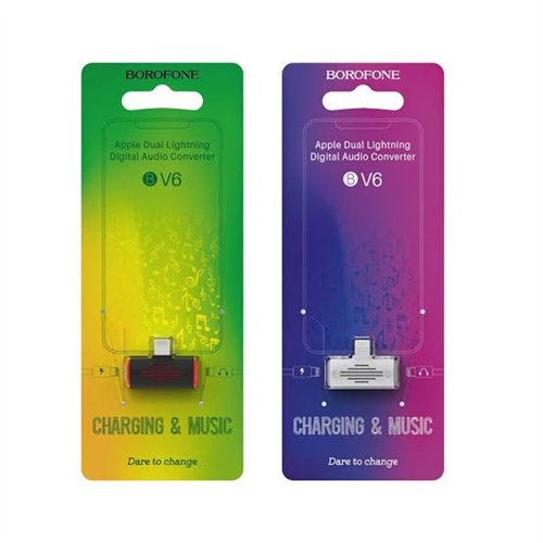 Borofone Apple Dual Lightning Charging And Music V6