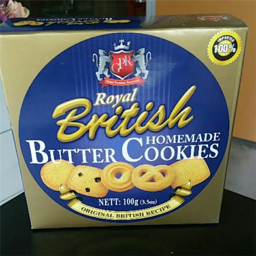 100G ROYAL BRITISH BUTTER COOKIES