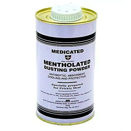 MEDICATED MENTHOLATED DUSTING POWDER 200G 