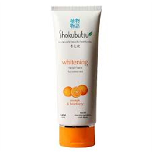 Shokubutsu lightening facial foam